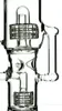 16-дюймовый стеклянный бонг Двухместный камерный фильтр Масляные буровые высылки DAB 14 мм Соединение для курения воды Трубы турбины перколятор верхний открытый стеклянные бонги