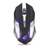 Gratis Wolf X7 Wireless Gaming Mouse 7 Färger LED Bakgrundsbelysning 2.4GHz Optiska spelmöss för Windows XP / Vista / 7/8 / 10 / OSX