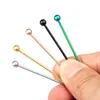 Aço Inoxidável Industrial Barbell Longo Auricular Língua Piercing Bocal Anel Bar Trogus Cartilagem Hélice Jóias Corporais