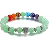 Healing Seven Chakras Beads Gufo Charms Bracciale Donna Uomo Tessuto Energia Buddha Bracciali Gioielli