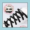 Sko delar tillbehör skor 10pair ingen slips skosnör runt elastiska snören för barn och ADT -sneakers skosnör snabb lat 21 färgskoestring