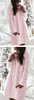 Femmes mode automne robe Vintage hiver pull dames col rond coton mélangé décontracté droite robes en peluche robes De Mujer267b