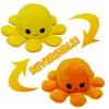 Brinquedos reversíveis flip octopus de pelúcia de pelúcia