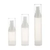 100 stcs 15 ml 20 ml 30 ml 50 ml Lege Airless Bottle Fles Matte Vacuümpomplotion Spray -flessen
