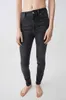 Women's Jeans AC Sweden's same skinny tricolor non fleece / medium waist tight small foot denim pants for women