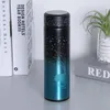 500 ml Creative Lumineux Personnalité Étoile Lumineux Bouteille D'eau Cadeau En Acier Inoxydable Flacon À Vide Avec Boîte Livraison Gratuite