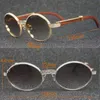 高級デザイナーの新しい男性と女性のサングラス40％オフQuavo Wood Peacock Wooden Glasses Mens Retro Shades Rhinestone Sunglass Tradition Sunnies