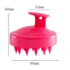 Silicone Bath Brushes Shampoo Scalp Comb Head Massage Brush Body Hair Washing Shower Brushes Bath tools