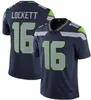 2024 Nouveau maillot de football DK Metcalf Kenneth Walker III Jaxon Smith-Njigba Devon Witherspoon Geno Smith Marshawn Lynch Lockett Bobby Wagner maillots cousus