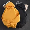 E-baihui europeisk och amerikansk sweatshirt plus storlek kvinnors tröjor fleece hoodie över storlek fleece topp solid färg långärmad löst tröja wy