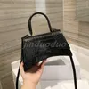 Designer Borsa a mano Borsa a tracolla Borsa a tracolla Coccodrillo Zaino a mezza luna Lettere Shopping Tote Hasp Tasca con cerniera Coccodrillo Donna Luxurys Borse Borse Portafoglio