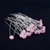 40 pz / lotto donne strass forma a U forcine per accessori da sposa da sposa fiore cristallo perni di capelli clip gioielli damigella d'onore8856915