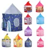 135 centimetri bambini giocano tenda piscina di palline tenda ragazzo ragazza principessa castello portatile indoor esterno bambino tende da gioco casa capanna per bambini giocattoli LJ200923