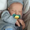 ADFO 20 дюймов Levi Reborn Baby Doll Реалистичная полная виниловая силиконовая LoL Новорожденная моющаяся готовая кукла Рождественские подарки для девочек 220315