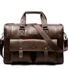 Men Leather Black koffer zakelijk handtas messenger tassen mannelijke vintage schoudertas heren grote laptop reizen verkopen1