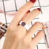 Cluster -Ringe russische Modesfrau Girl Party Hochzeitsgeschenk mit Keramik Zirkon S925 Sterling Silber Ring Weihnachtsgeschenk1