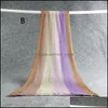 Mantas Pañales Guardería Ropa de cama Bebé, Niños Maternidad 3 colores Rainbow Mohair Wrap Recién nacido Estiramiento Pography Props Manta infantil Soft Po