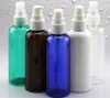 Storage Bottles & Jars Wholesale- 100ml White PET Empty Lotion Containers Shampoo Cream Small Pump Cap Vial For Portable Make Up1