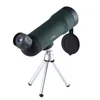 Telescope Monocular FreeShipping 20X50 Zoom Spotting Scope Night Vision Observação de aves HD Monóculos Outdoor telescópios Verde