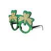 St Patrick's Day Decoration Glasses Green Hat Clover Party Barn Klä upp Frame Holiday Dekorera W7