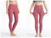 32 Fitness Athletic Solid Yoga Pants Kobiety Dziewczyny Wysoka talia Running Joga Outfits Ladies Sports Full Leggins Panties Pants trening Q v9tj#1039921