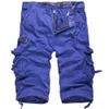 Жаркое лето, тактические брюки, хлопковые комбинезоны, корейские мужские укороченные брюки, мужские большие размеры 38, повседневные мужские свободные брюки 3/4 LJ201007