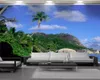 3d Wall Paper Home Improvement Wallpaper Beautiful Seaside Coconut Tree Scenery Living Room Bedroom Wallcovering HD Wallpaper