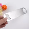 Nieuwe Sublimatie Lege Witte Flesopener Verbruiksartikelen Hot Transfer Afdrukken Roestvrijstalen Blank Materiaal 178 * 40 * 1.8mm LX3903