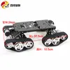 Szdoit TS400 Large Metall 4WD -Roboter -Roboter -Tank -Chassis -Kit verfolgt Crawler -Schockabsorbing Roboterausbildung Schwerlast DIY für Arduino 22506