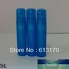 5ml Perfume garrafa vazia de plástico Garrafa de Spray Mini pequeno Amostra frascos Parfum de carregamento do contentor azul frete grátis