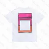 2021 여름 남성 여자 디자이너 티셔츠 셔츠 느슨한 티프 패션 브랜드 탑스 맨 s 캐주얼 셔츠 luxurys 의류 거리 화이트 반바지 소매 옷 폴로스 티셔츠