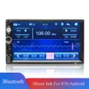2 DIN-autoradio 7 "iOS / Andriod MirrorLink Auto Multimedia Player Stereo voor VW TOYOTA NISSAN POLO HYUNDAI Bluetooth
