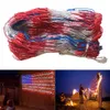 2m x 1m Neuheit LED Flaggennetz Lichter der USA für Festival Urlaub Dekoration Garten Indoor Outdoor Wasserdicht 110V US-Stecker Y200903