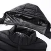 Outdoor T-Shirts 5 Areas Heated Vest With Hood Men/Women Usb Jacket Heating Thermal Clothing Hunting Winter M-3XL