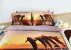 Sängkläder set JF046 Dolphins Jump ut ur Water Ocean Super King Size 260220cm Däcke Cover Set 3D Bed Sheets For Kids Single Bed14148771