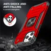 Kemeng Shockproof Armor Phone Back Cases for Apple iPhone 11 12 Pro Max XS X XR 7 8 Plus Support Magnetic Suction Car Holder Stents Drop Protection Cover