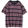 Aolamegs Men T Shirt Color Block Print 3 color Optional Tee Shirts Simple High Street Basic All-match Cargo Tops Male Streetwear 220309