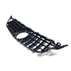 1 piece High Quality ABS Car of Grilles Fit For BENZ C CLASS W205 Silver Front Air Intake Grille GT Style