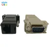 100PCS/LOT High Quality Network Cable Adapter VGA Extender Male To LAN CAT5 CAT5e CAT6 RJ45 Female