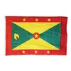 Bandiera Grenada Alta qualità 3x5 FT Banner nazionale 90x150cm Festival Party Gift 100D Poliestere Bandiere e striscioni stampati per esterni