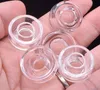 Wholesale OD 22mm 25mm Quartz Dish 100% Real Quartz Replacement For Titanium Nail Quartz Nail For Oil Rig Bongs