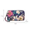 Nouveau sac de téléphone portable coréen porte-monnaie Floral Nylon maman grande capacité pochette femmes Long portefeuille