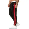 Jogger da uomo Basic Side Stripe Joggers Maschile Running Fleece 8 colori disponibili Pantaloni skinny da uomo LJ201104