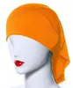 Рамаданские женщины под шарфом Bonnet Inner Cap кость исламская крышка головки шапочка с помощью шляпа с твердым цветом головного убора арабская трубка подчеркивается eger22