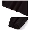 Melifle Autumn Pure Black Nightwear For Dames Winter Warm Warm 100% katoenen PJ's zachte satijnen slaapkleding Atoff Home Vrouwelijke zijde pyjama set 201217