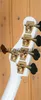 Seltener 5-saitiger Moon Bass JJ-5B Larry Graham Snow White E-Bass, Eschenkorpus, Ahornhals, 21 Bünde, goldene Hardware
