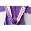 Newborn Babe Kigurumi Sailor Moon Purple Luna Cat Cosplay Costumes Cartoon Flannel Infant Romper Onesies Pajamas Sleepwear C281D1909215