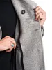 Herrullrock Höst Vinter Mens Lång Trench Coat Bomull Casual Woolen Men Overcoat Mens Coats och Jackor S-3XL ZOGAA