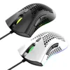 Bilgisayar Oyun Bilgisayar Çevre X6HA için Yumuşak Halat Kablo ile Hafif M7 Gaming Mouse Petek Shell Ergonomik Fare