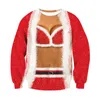 2020 hässliche Weihnachten Pullover Santa Claus Gedruckt Lose Pullover Männer Frauen Pullover Weihnachten Neuheit Herbst Winter Tops Kleidung T200101